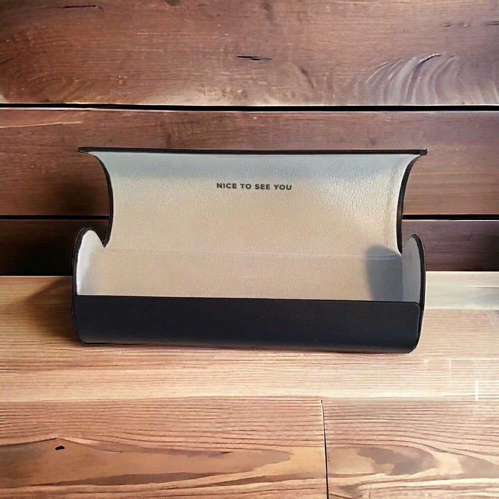 Warby Parker Navy Blue Clamshell Eyeglasses Glasses Hard Case